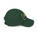 Dad Cap — P.V.D. Distressed Logo Hat | Vintage-Stencil Baseball Cap for Urban, Casual Wear