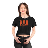 Stylish Crop Tee: Stay Focused | Trendy Black Shirt, Casual Wear, Gift for Her, Summer Fashion, Fitness Apparel