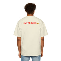 Men's Motivational Heavy Oversized Tee - Perfect for Self-Care, Casual Wear, Gym Sessions, Gift for Him, Journey Inspiration