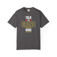 Motivational T-Shirt: Talk Less Grind More, Casual Wear, Gym Apparel, Gift for Entrepreneurs, Inspiration Tee