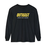 Unisex Long Sleeve Graphic Tee - Outlast, Streetwear, Urban Fashion, Casual Wear, Gift for Friends
