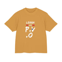 Inspirational Unisex Urban Heavy Tee - "Learn, Live, P.V."