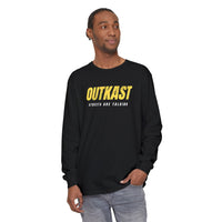 Unisex Long Sleeve Graphic Tee - Outlast, Streetwear, Urban Fashion, Casual Wear, Gift for Friends