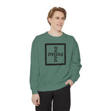 Garment-Dyed Sweatshirt — PVOAD Square Logo Crewneck (www.pvoapparel.store)