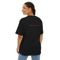 Hustle Unisex Oversized Boxy Tee - Stay Focused Graphic T-Shirt