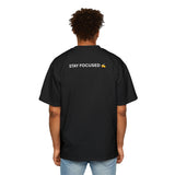 Stay Focused Men’s Oversized Tee — PUO Hustle Graphic Tee