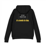 Unisex French Terry Hoodie with Positive Vibes, Stay Positive Hoodie, Outkast Inspired Sweatshirt, Casual Streetwear, Gift for Music Lovers