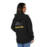 Unisex French Terry Hoodie with Positive Vibes, Stay Positive Hoodie, Outkast Inspired Sweatshirt, Casual Streetwear, Gift for Music Lovers