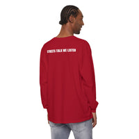 Unisex Long Sleeve Graphic Tee - Outlast, Streetwear, Urban Fashion, Casual Wear, Gift for Friends