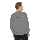 Hustle Now Shine Later Sweatshirt — Motivational Garment-Dyed Crew