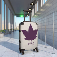 Stylish Leaf Design Suitcase - Trendy Travel Luggage for Adventurers