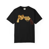 Knotted Revolver T-Shirt — 'Hustled' Graphic Tee