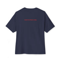 Hustle Unisex Oversized Boxy Tee - Stay Focused Graphic T-Shirt