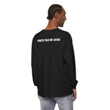 Unisex Long Sleeve Graphic Tee - Outlast, Streetwear, Urban Fashion, Casual Wear, Gift for Friends