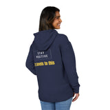 Unisex French Terry Hoodie with Positive Vibes, Stay Positive Hoodie, Outkast Inspired Sweatshirt, Casual Streetwear, Gift for Music Lovers