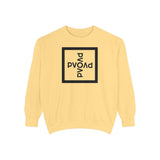 Garment-Dyed Sweatshirt — PVOAD Square Logo Crewneck (www.pvoapparel.store)