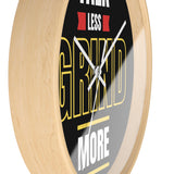 Motivational Wall Clock: Talk Less Grind More, Home Office Decor, Gift for Entrepreneurs, Time Management, Inspirational Wall Art