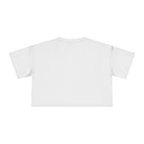 Crop Tee — Retro Block Text "NEW P.V.O NEW HYPE"