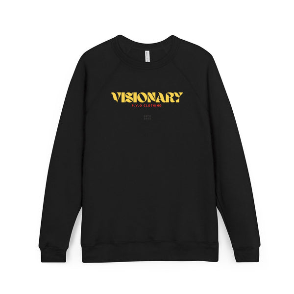 Visionary Stay Focused Sweatshirt, Unisex Fleece Sweater, Motivational Apparel, Casual Wear, Gift for Dreamers, Positive Vibes Clothing