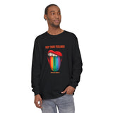 Keep Your Feelings Unisex Long Sleeve T-Shirt - Colorful Rainbow Design