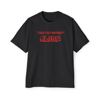 Men's Motivational Heavy Oversized Tee - Perfect for Self-Care, Casual Wear, Gym Sessions, Gift for Him, Journey Inspiration