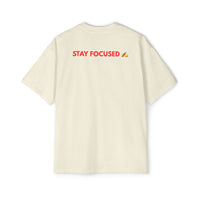Men's Motivational Heavy Oversized Tee - Perfect for Self-Care, Casual Wear, Gym Sessions, Gift for Him, Journey Inspiration