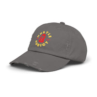 Hustle Addict Unisex Distressed Cap - Motivational Cap for Entrepreneurs and Go-Getters