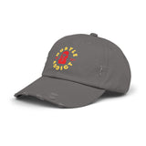 Hustle Addict Unisex Distressed Cap - Motivational Cap for Entrepreneurs and Go-Getters