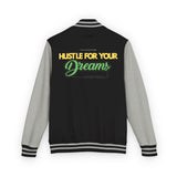 Unisex Heavyweight Letterman Jacket – Hustle for Your Dreams, Motivational Jacket, College Spirit Wear, Trendy Varsity Jacket, Unique [...]