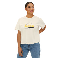 Women's Boxy Tee - 'Legends' Graphic T-Shirt for Everyday Comfort