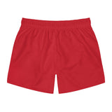 Swim Trunks — Red Hustle Globe Graphic Swim Shorts