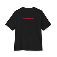 Hustle Unisex Oversized Boxy Tee - Stay Focused Graphic T-Shirt