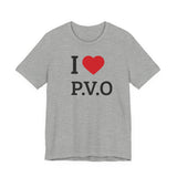 I  P.V.O Tee — Casual Graphic T-Shirt for Fans & Supporters