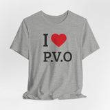 I  P.V.O Tee — Casual Graphic T-Shirt for Fans & Supporters