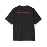 Men's Motivational Heavy Oversized Tee - Perfect for Self-Care, Casual Wear, Gym Sessions, Gift for Him, Journey Inspiration