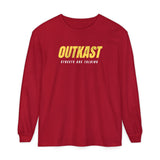 Unisex Long Sleeve Graphic Tee - Outlast, Streetwear, Urban Fashion, Casual Wear, Gift for Friends