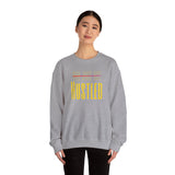 Crewneck Sweatshirt — "You Just Got Hustled" Bold Motivational Design