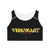 Visionary Sports Bra - Empower Your Workout, Fitness Gear, Gym Essentials, Activewear, Motivational Outfits