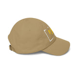 Dad Cap — P.V.D. Distressed Logo Hat | Vintage-Stencil Baseball Cap for Urban, Casual Wear