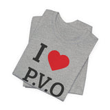 I  P.V.O Tee — Casual Graphic T-Shirt for Fans & Supporters