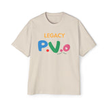 Men's Oversized Graphic Tee, Casual Streetwear Shirt, Gift for Him, Retro Vibe T-Shirt, Summer Fashion Must-Have, Legacy P.V.O Design