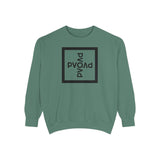 Garment-Dyed Sweatshirt — PVOAD Square Logo Crewneck (www.pvoapparel.store)
