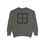 Garment-Dyed Sweatshirt — PVOAD Square Logo Crewneck (www.pvoapparel.store)