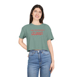 Women's Motivational Crop Tee | Perfect for Casual Outfits, Gifts, Summer, Relaxation, or Motivation!