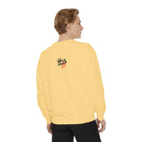 Hustle Now Shine Later Sweatshirt — Motivational Garment-Dyed Crew