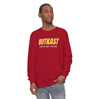Unisex Long Sleeve Graphic Tee - Outlast, Streetwear, Urban Fashion, Casual Wear, Gift for Friends