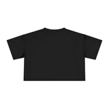 Crop Tee — Retro Block Text "NEW P.V.O NEW HYPE"