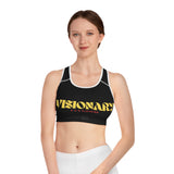 Visionary Sports Bra - Empower Your Workout, Fitness Gear, Gym Essentials, Activewear, Motivational Outfits