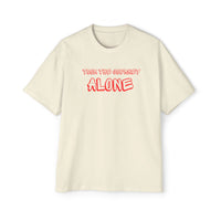 Men's Motivational Heavy Oversized Tee - Perfect for Self-Care, Casual Wear, Gym Sessions, Gift for Him, Journey Inspiration
