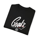 Goal-Driven Unisex Garment-Dyed T-Shirt - Motivational Graphic Tee